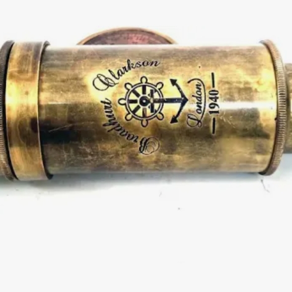 Scout Regiment Brass Telescope 19" London 1940 Broadhurt Clarkson Antique Rep... - Picture 4 of 7